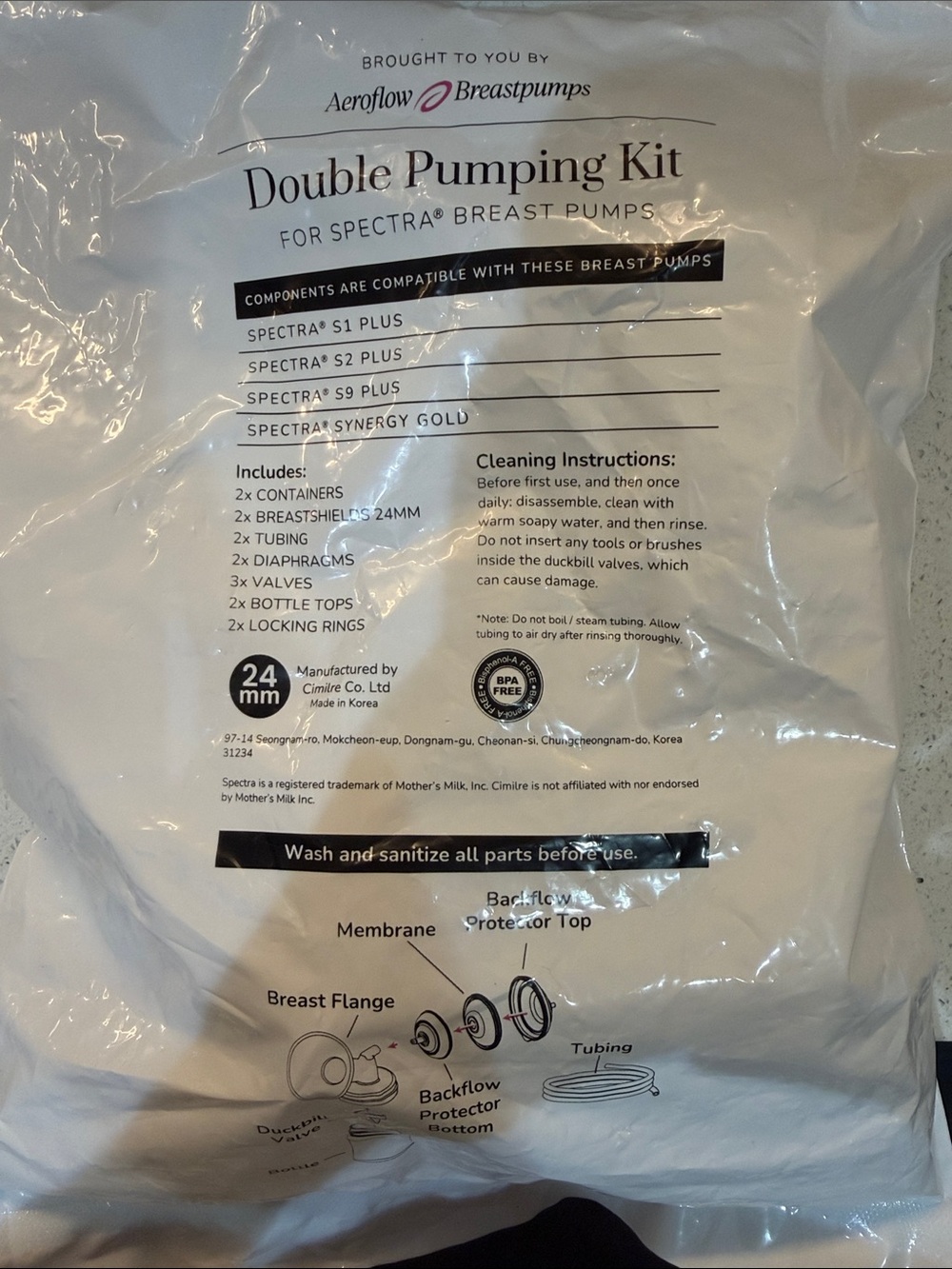 Double Pumping Kit - White